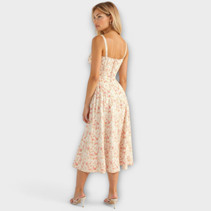 Vestido midi con bolsillos Kiyona