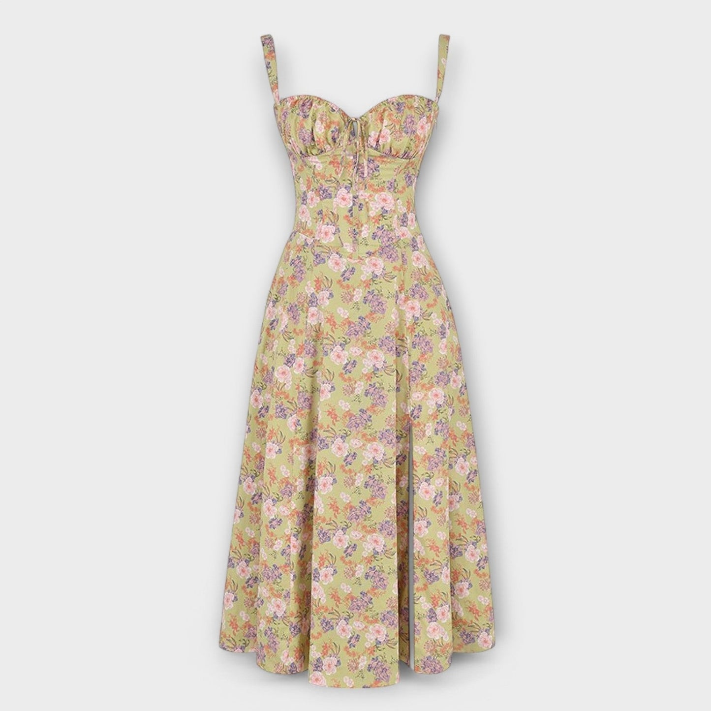 Vestido midi con bolsillos Kiyona