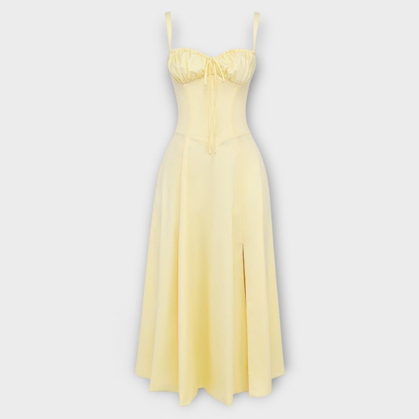 Vestido midi con bolsillos Kiyona