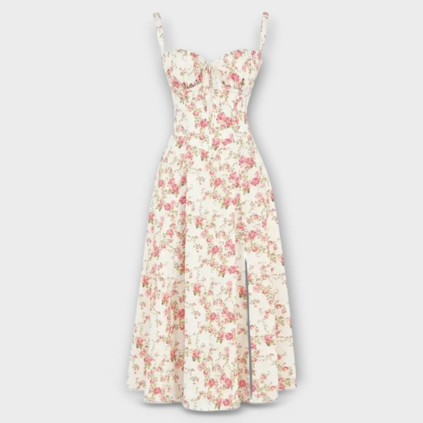 Vestido midi con bolsillos Kiyona