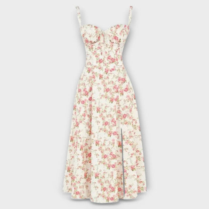 Vestido midi con bolsillos Kiyona