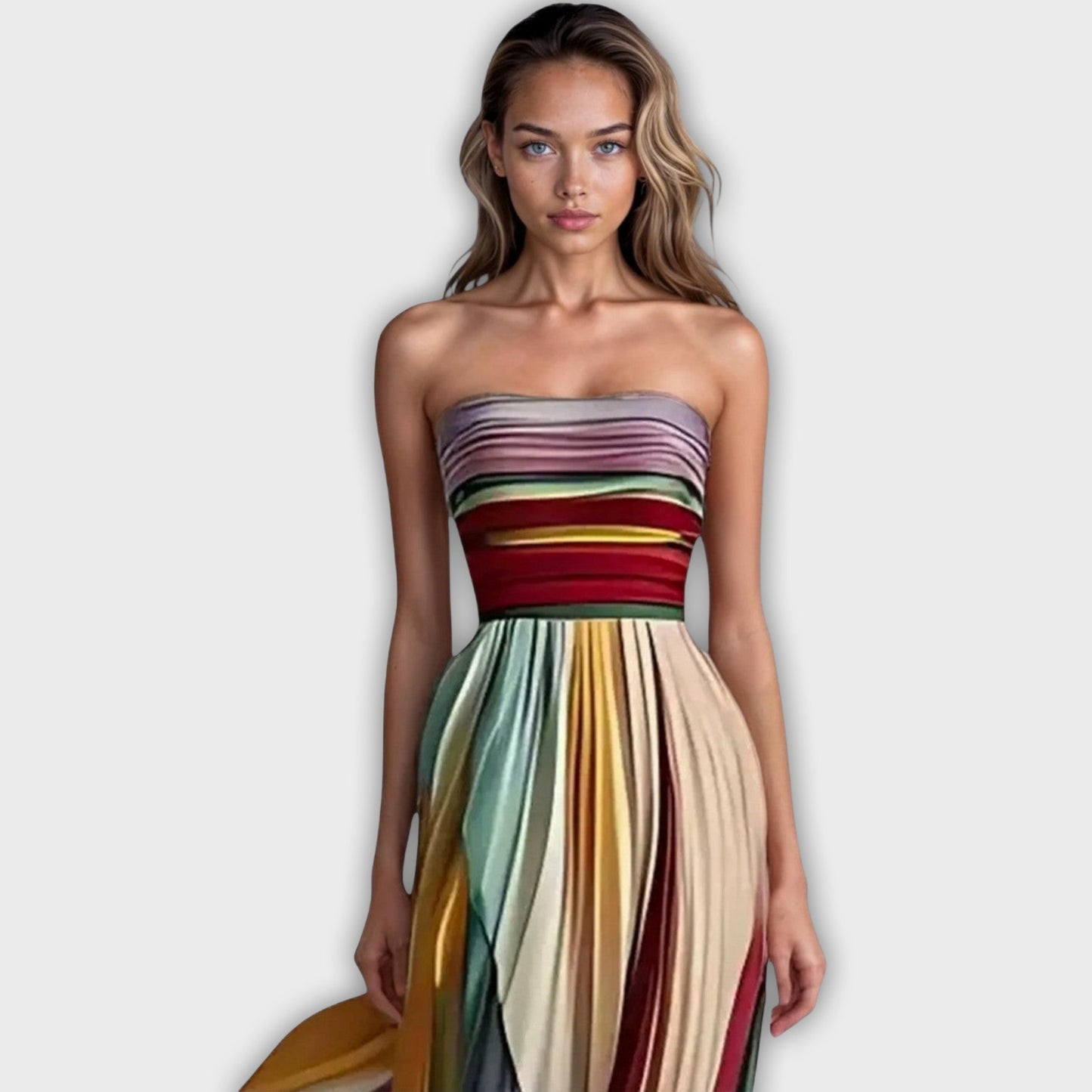 Vestido largo Flora Premium Comodidad y estilo para el verano