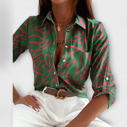 Camisa clásica con cuello elegancia y comodidad diaria